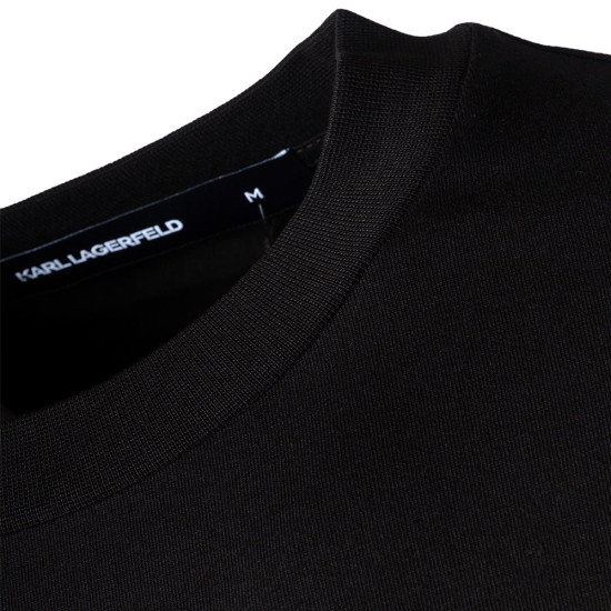 Karl Lagerfeld Μαύρο T-shirt C Neck - 755035 561235