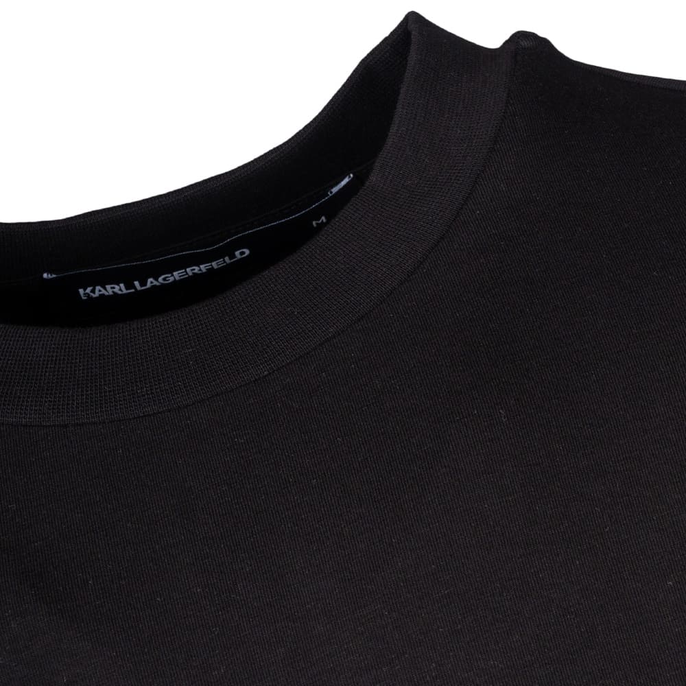Karl Lagerfeld Μαύρο T-shirt C Neck - 755035 562221