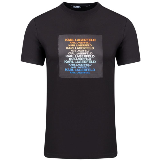 Karl Lagerfeld Μαύρο T-shirt C Neck - 755038 542221
