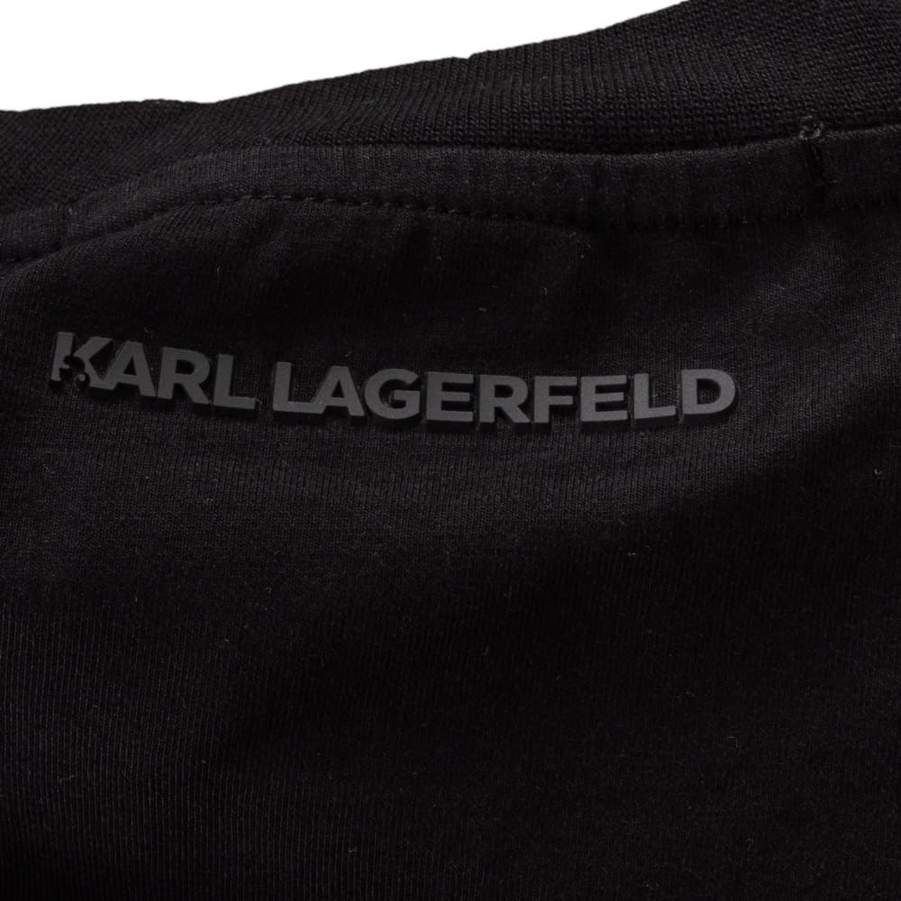 Karl Lagerfeld Μαύρο T-shirt C Neck - 755038 542221