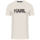 Karl Lagerfeld Εκρού T-shirt C Neck - 755038 554225
