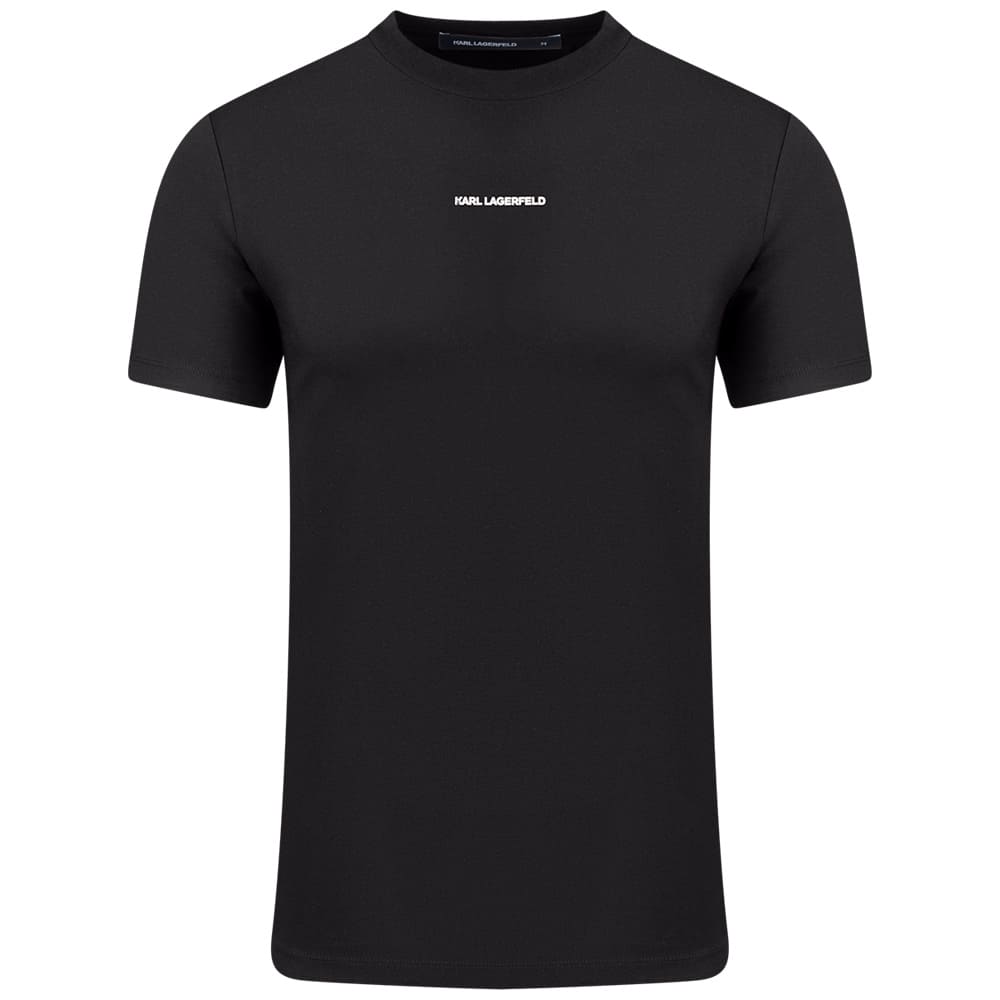 Karl Lagerfeld Μαύρο T-shirt C Neck - 755040 562221