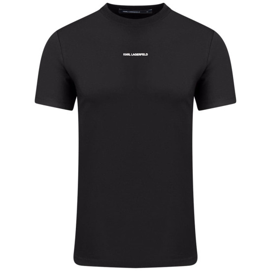 Karl Lagerfeld Μαύρο T-shirt C Neck - 755040 562221