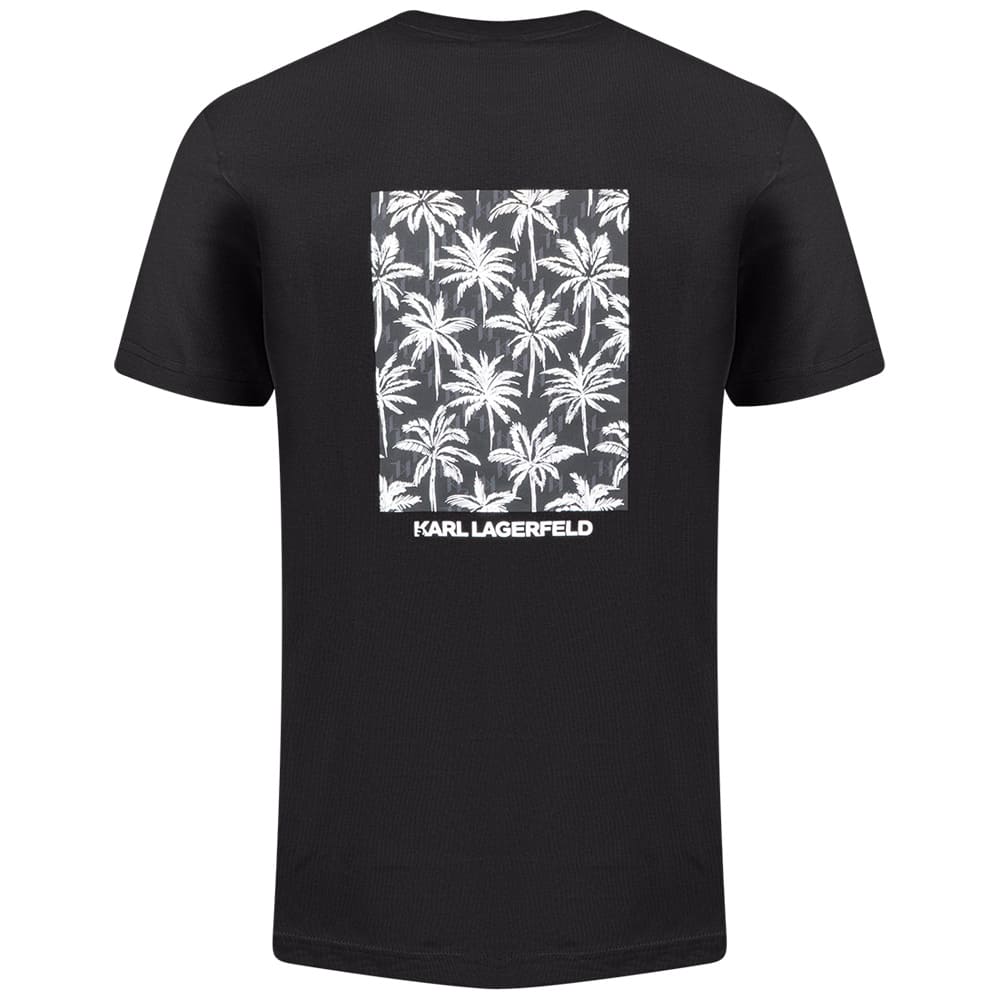 Karl Lagerfeld Μαύρο T-shirt C Neck - 755040 562221