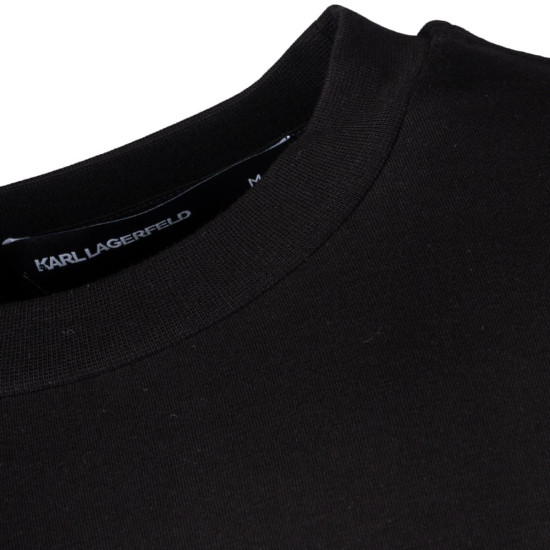 Karl Lagerfeld Μαύρο T-shirt C Neck - 755040 562221