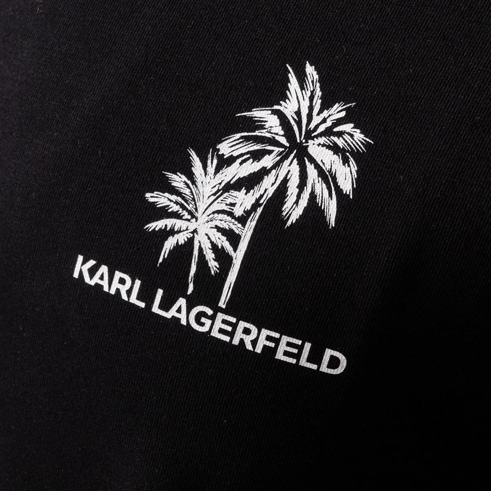 Karl Lagerfeld Μαύρο T-shirt C Neck - 755041 562221