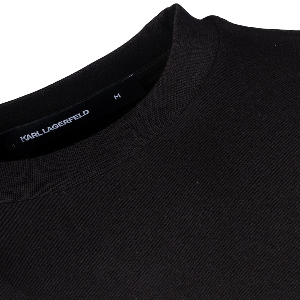 Karl Lagerfeld Μαύρο T-shirt C Neck - 755041 562221