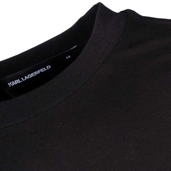 Karl Lagerfeld Μαύρο T-shirt C Neck - 755041 563221