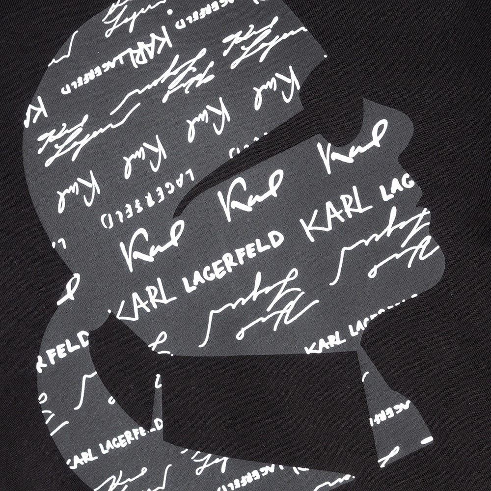 Karl Lagerfeld Μαύρο T-shirt C Neck - 755042 553235