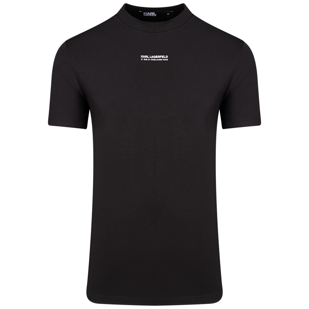 Karl Lagerfeld Μαύρο T-shirt C Neck - 755042 561221