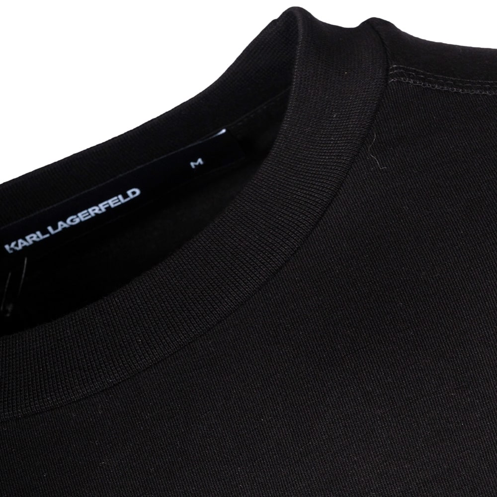 Karl Lagerfeld Μαύρο T-shirt C Neck - 755042 561221