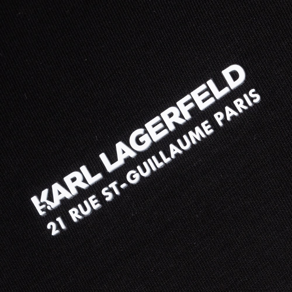Karl Lagerfeld Μαύρο T-shirt C Neck - 755042 561221