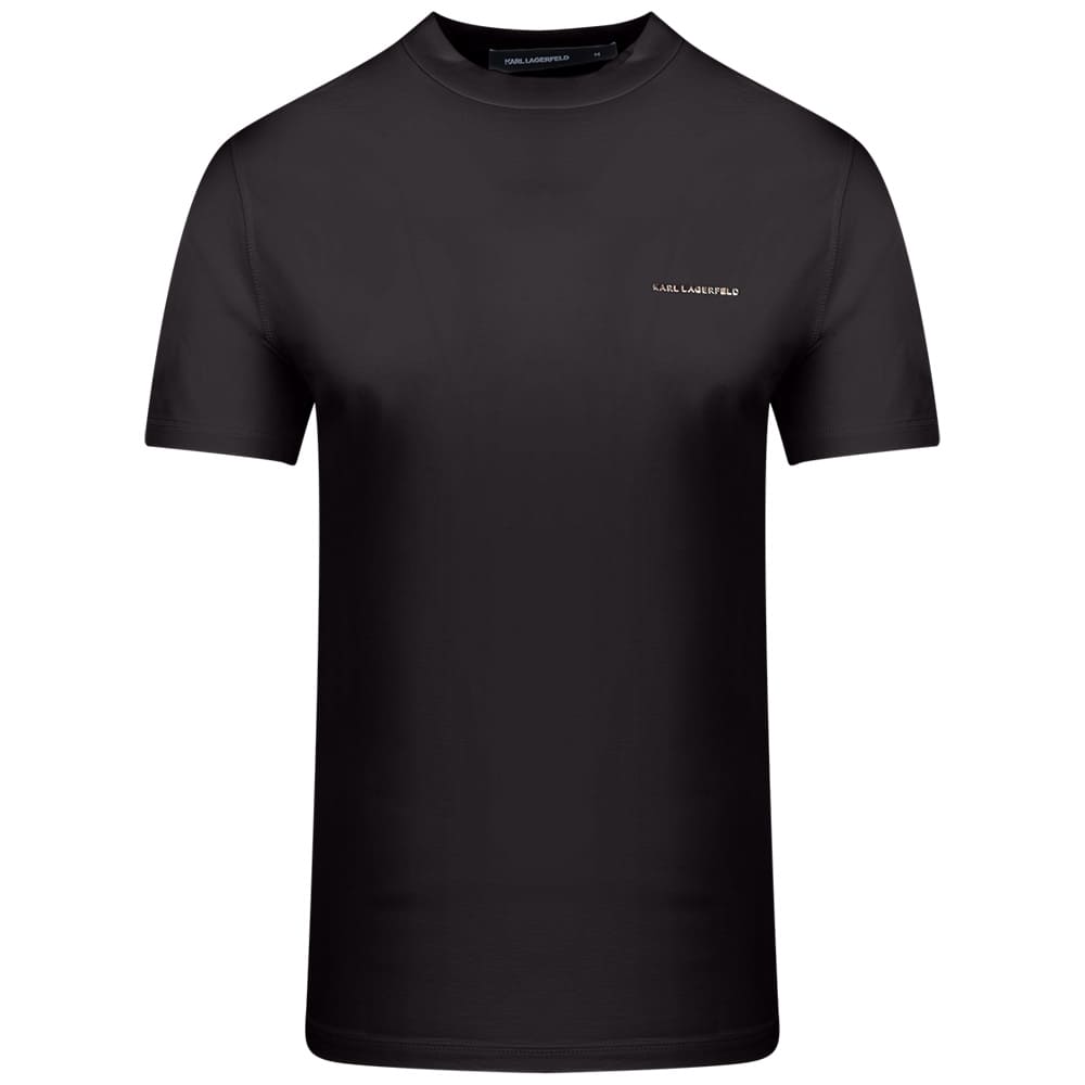 Karl Lagerfeld Μαύρο T-shirt C Neck - 755042 563221