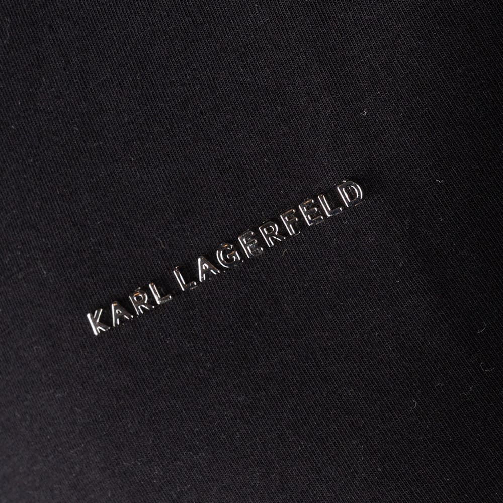 Karl Lagerfeld Μαύρο T-shirt C Neck - 755042 563221