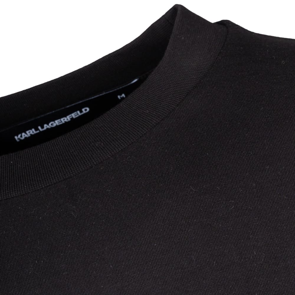 Karl Lagerfeld Μαύρο T-shirt C Neck - 755042 563221