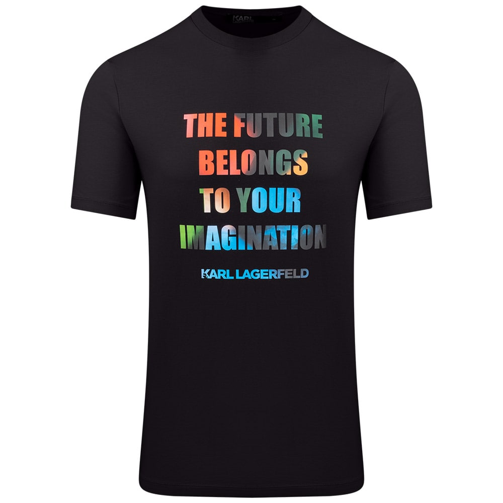 Karl Lagerfeld Μαύρο T-shirt - 755044 532221