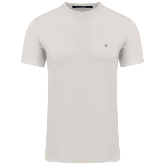 Karl Lagerfeld Εκρού T-shirt C Neck - 755045 563221