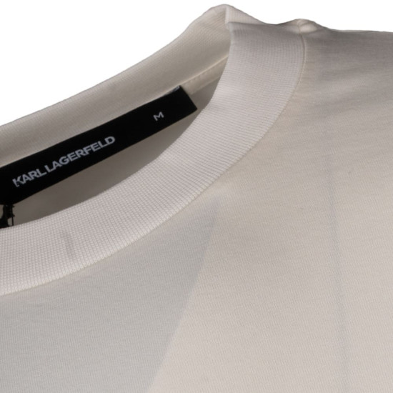 Karl Lagerfeld Εκρού T-shirt C Neck - 755045 563221