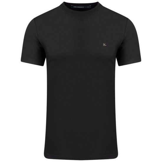 Karl Lagerfeld Μαύρο T-shirt C Neck - 755045 563221