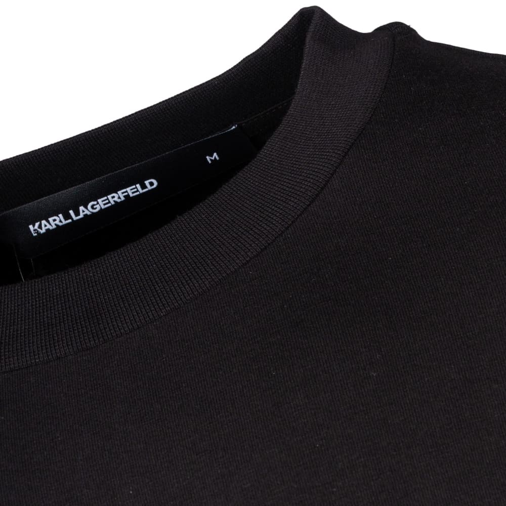 Karl Lagerfeld Μαύρο T-shirt C Neck - 755045 563221