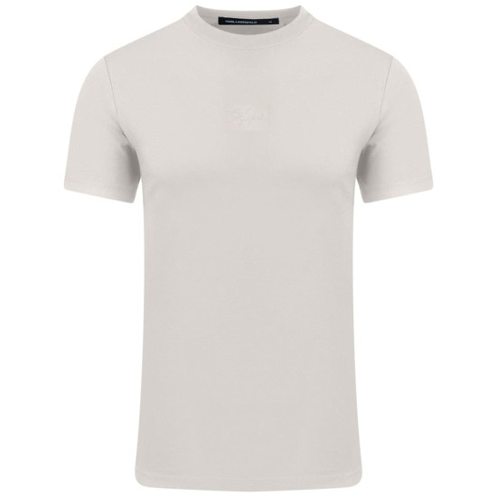 Karl Lagerfeld Εκρού T-shirt C Neck - 755047 562235