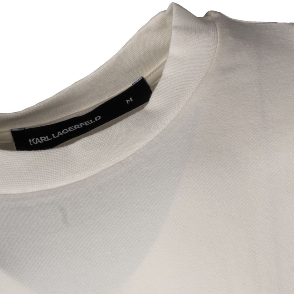 Karl Lagerfeld Εκρού T-shirt C Neck - 755047 562235