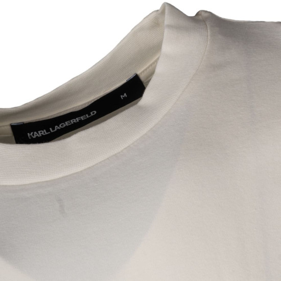 Karl Lagerfeld Εκρού T-shirt C Neck - 755047 562235