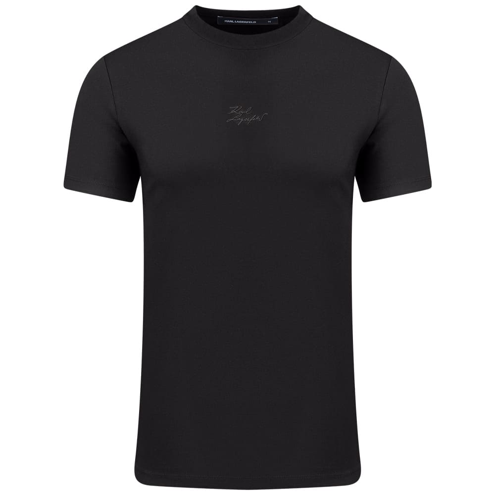 Karl Lagerfeld Μαύρο T-shirt C Neck - 755047 562235