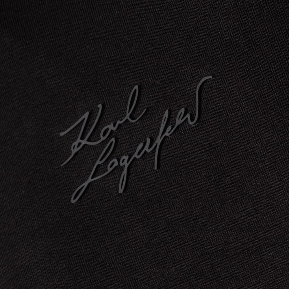 Karl Lagerfeld Μαύρο T-shirt C Neck - 755047 562235