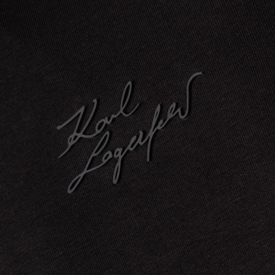 Karl Lagerfeld Μαύρο T-shirt C Neck - 755047 562235