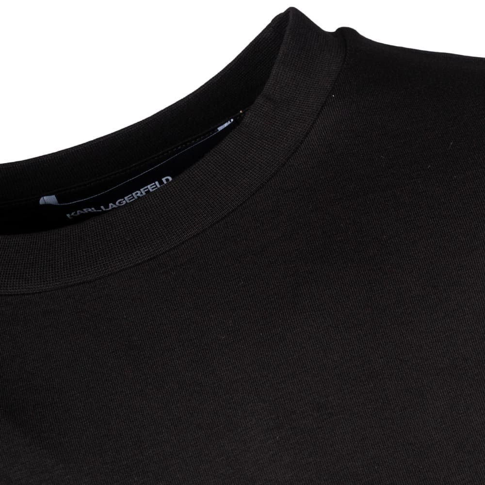 Karl Lagerfeld Μαύρο T-shirt C Neck - 755047 562235