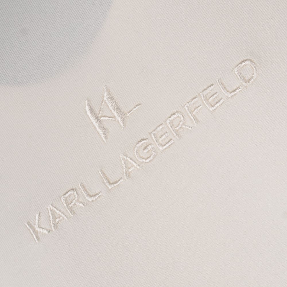 Karl Lagerfeld Εκρού T-shirt C Neck - 755047 563221