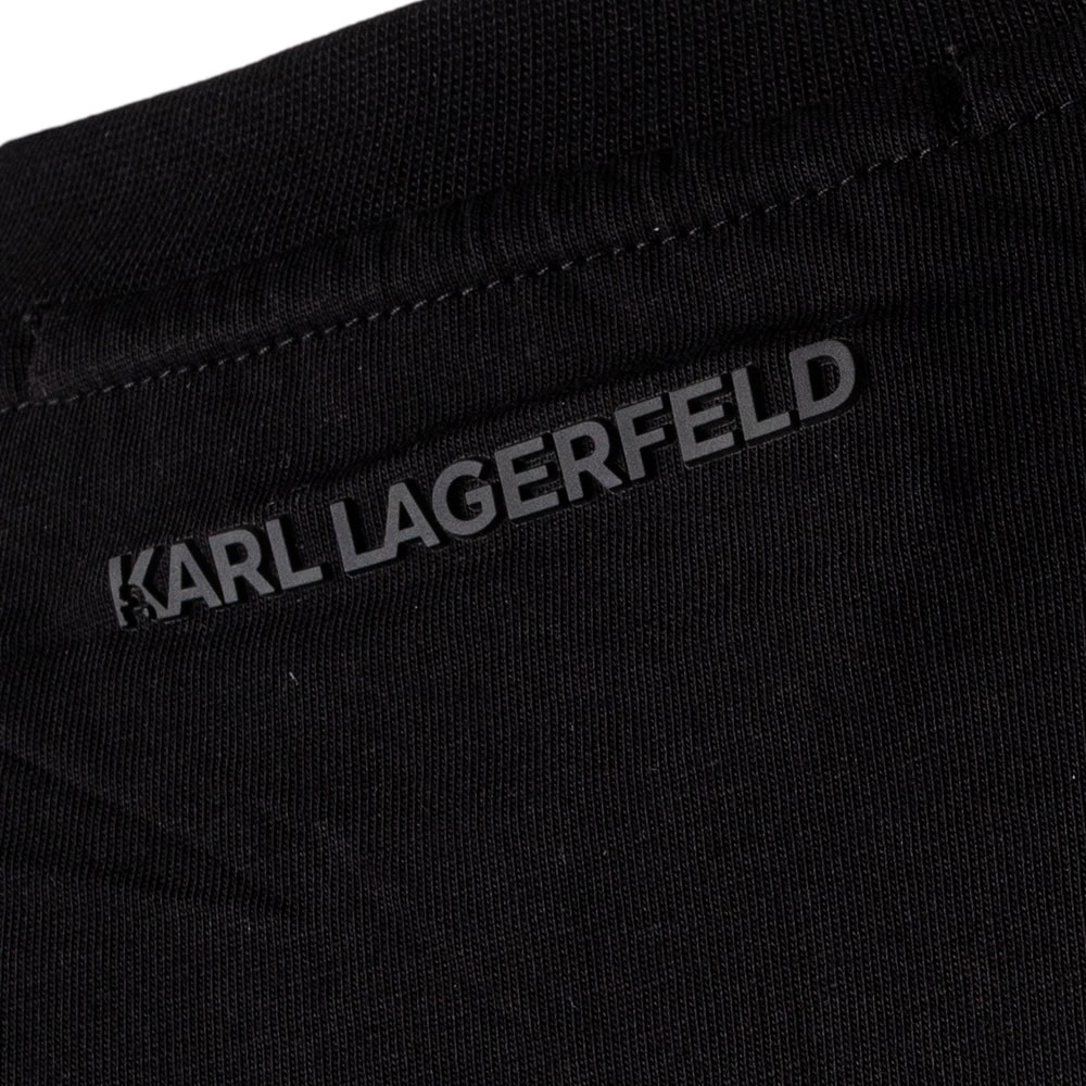 Karl Lagerfeld Μαύρο T-shirt C Neck - 755048 544224