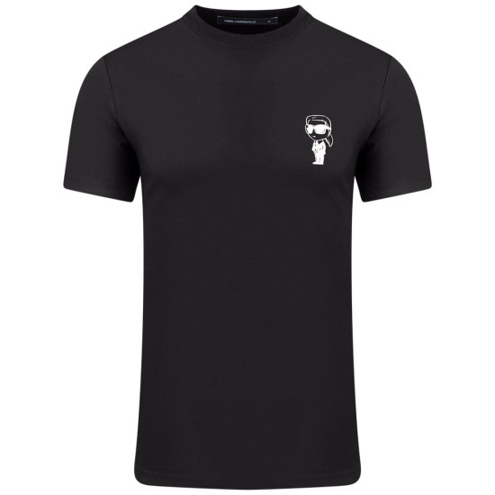 Karl Lagerfeld Μαύρο T-shirt C Neck - 755048 563235