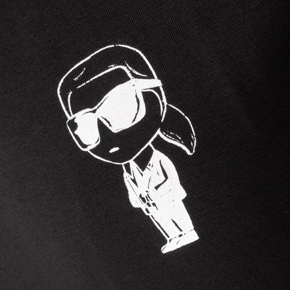 Karl Lagerfeld Μαύρο T-shirt C Neck - 755048 563235