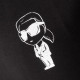 Karl Lagerfeld Μαύρο T-shirt C Neck - 755048 563235