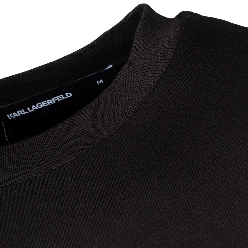 Karl Lagerfeld Μαύρο T-shirt C Neck - 755048 563235