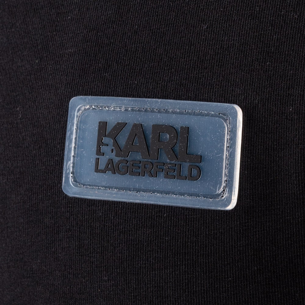 Karl Lagerfeld Μαύρο T-shirt C Neck - 755051 542221