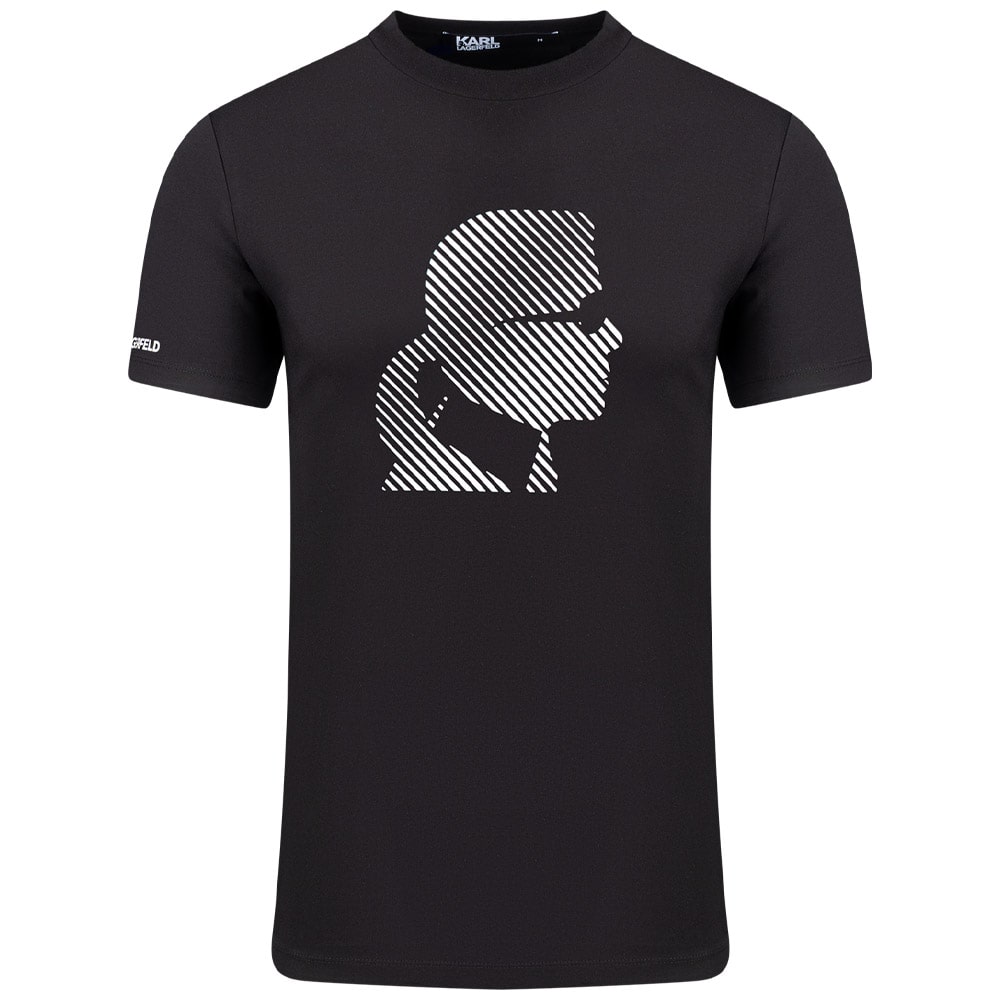 Karl Lagerfeld Μαύρο T-shirt C Neck - 755052 542224