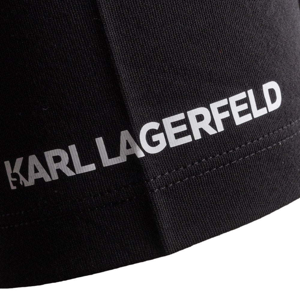 Karl Lagerfeld Μαύρο T-shirt C Neck - 755052 542224