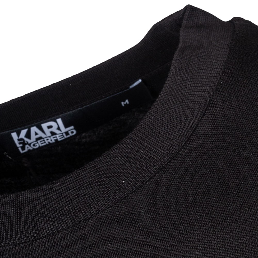Karl Lagerfeld Μαύρο T-shirt C Neck - 755052 542224