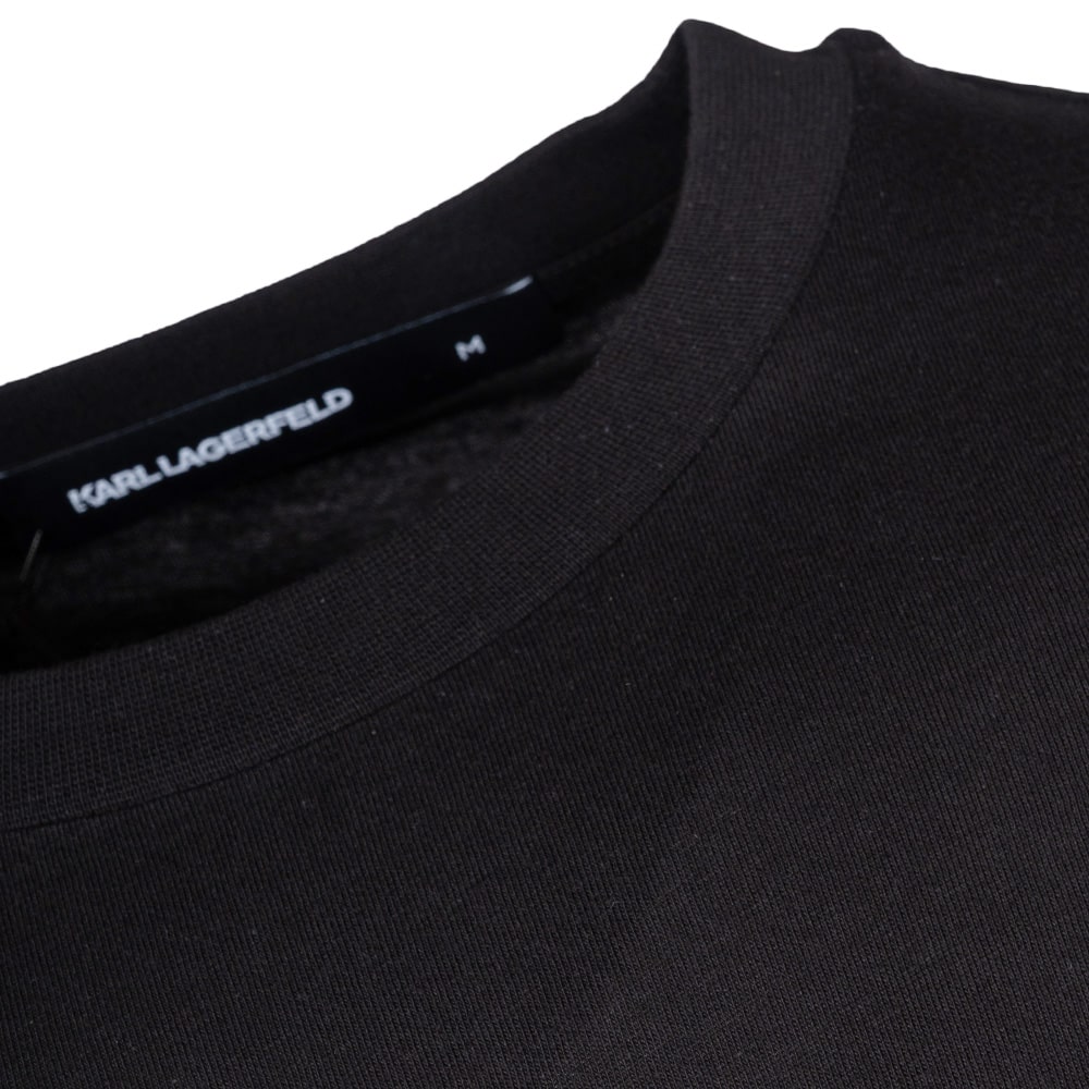 Karl Lagerfeld Μαύρο T-shirt C Neck - 755052 552224