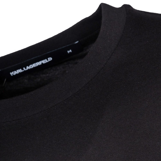 Karl Lagerfeld Μαύρο T-shirt C Neck - 755052 552224