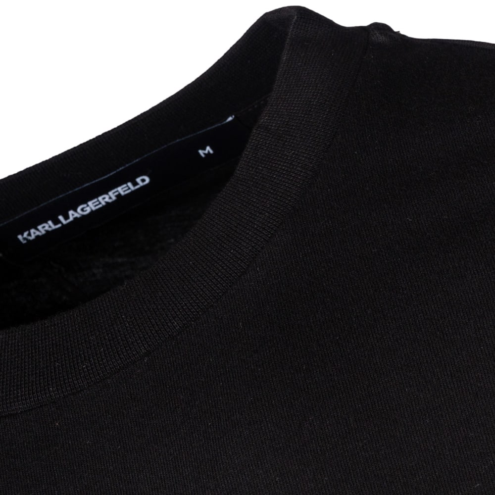 Karl Lagerfeld Μαύρο T-shirt C Neck - 755052 561224