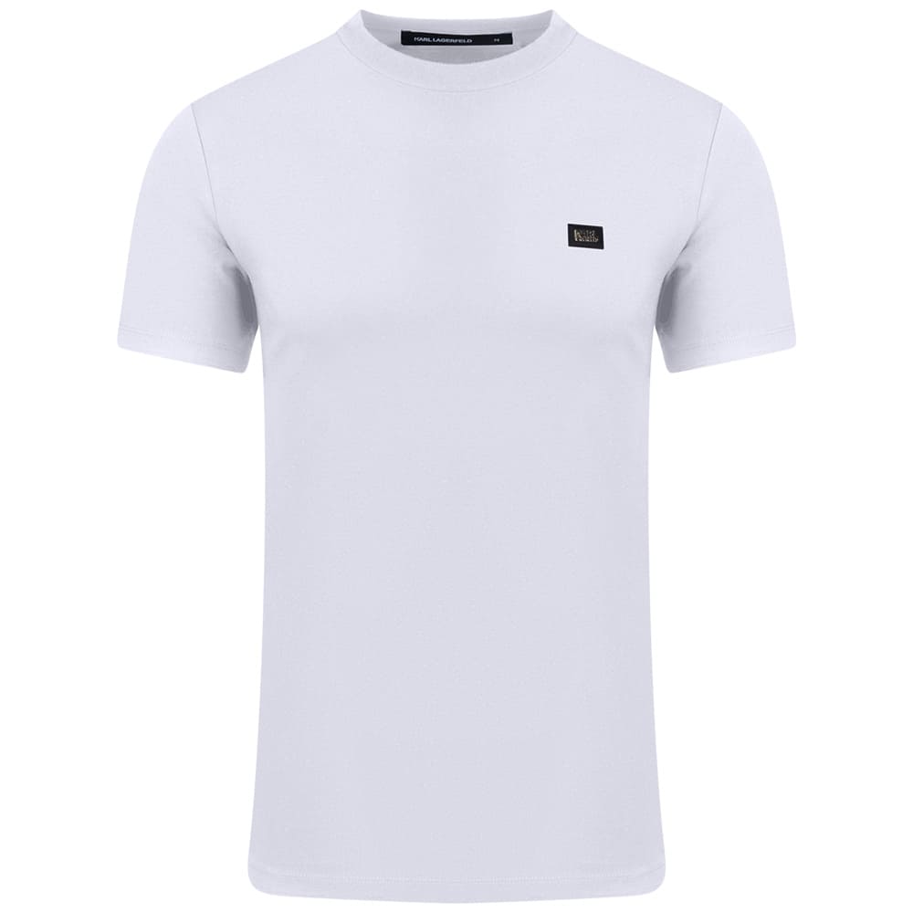 Karl Lagerfeld Λευκό T-shirt C Neck - 755052 562235