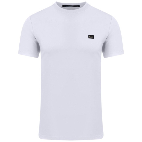 Karl Lagerfeld Λευκό T-shirt C Neck - 755052 562235