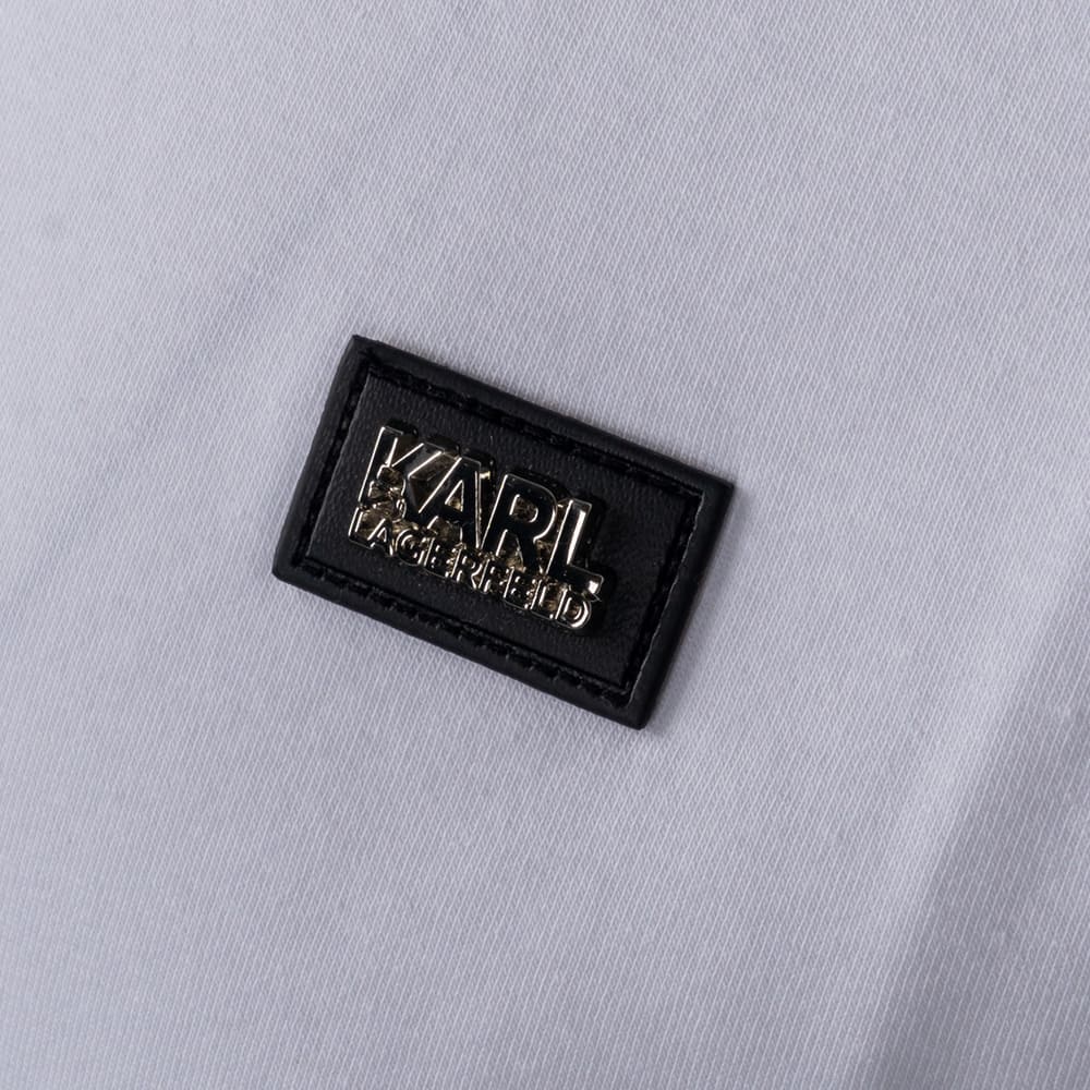 Karl Lagerfeld Λευκό T-shirt C Neck - 755052 562235