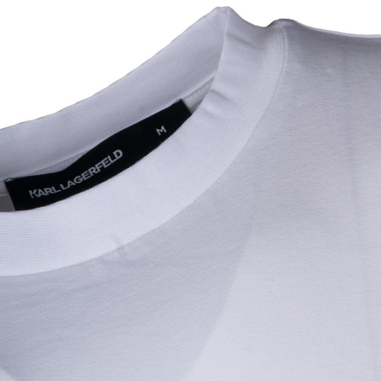 Karl Lagerfeld Λευκό T-shirt C Neck - 755052 562235