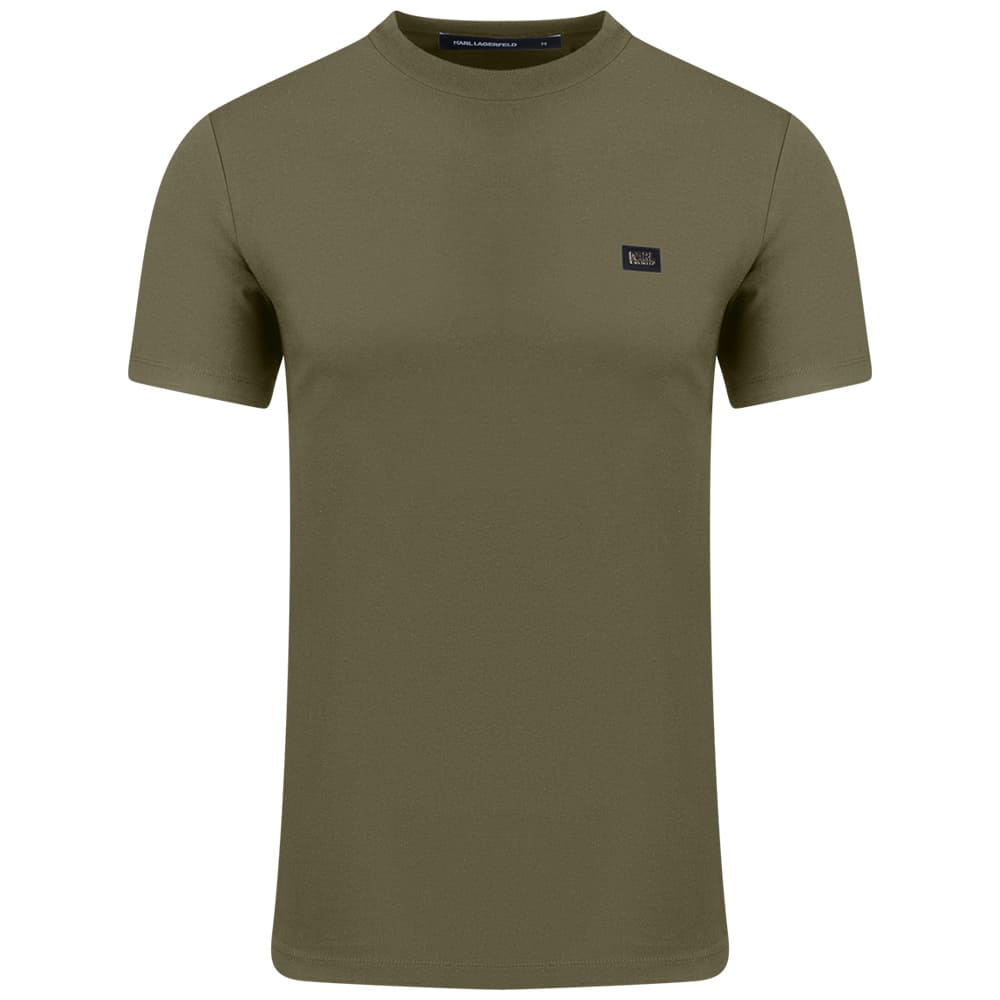 Karl Lagerfeld Λαδί T-shirt C Neck - 755052 562235