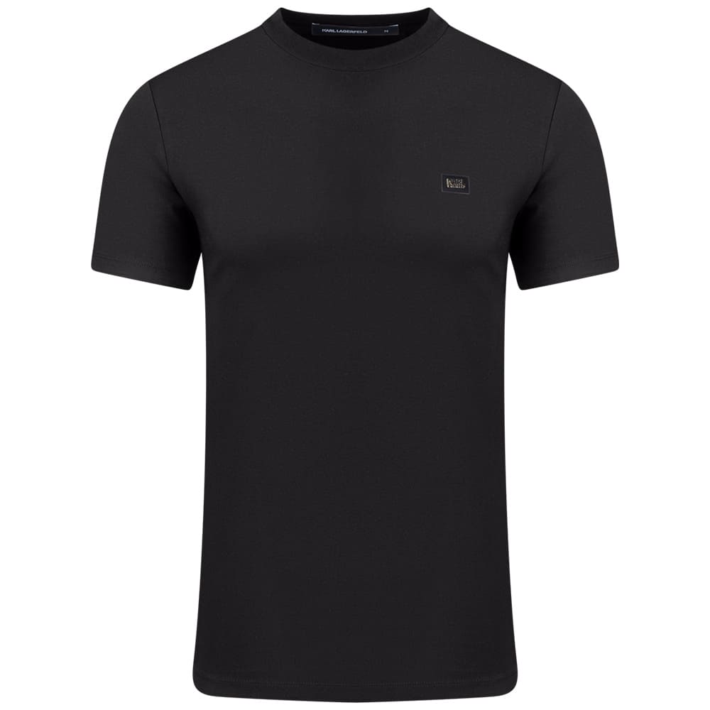 Karl Lagerfeld Μαύρο T-shirt C Neck - 755052 562235